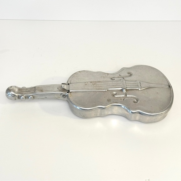 Vintage Mount Vernon Ware - Aluminum Violin Silent Butler - Picture 2 of 10